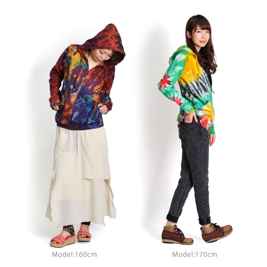 marai パーカー メンズ レディース 長袖 ジップアップ タイダイ marai パーカー メンズ レディース 長袖 ジップアップ タイダイ