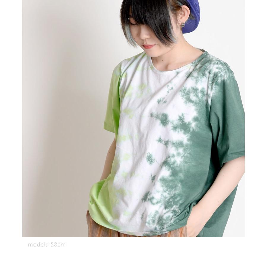 marai（マーライ） Tシャツ レディース 半袖 タイダイ 染め トップス