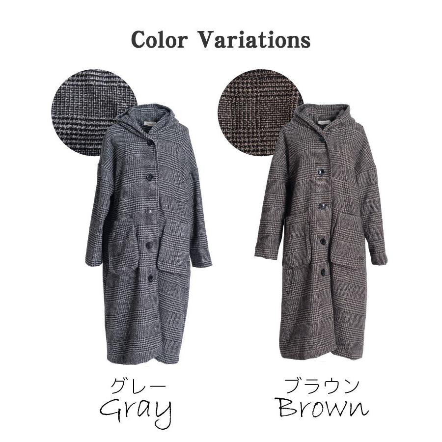 グレンチェック コート メンズ レディース 冬 チェック フード付き コート チェック 軽い 冬 大きいサイズ アジアン エスニック ファッション Rb アジアン カジュアル マーライ 通販 Yahoo ショッピング