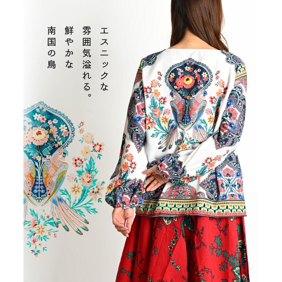 marai（マーライ） Tシャツ レディース トップス 長袖 丸首 ボート