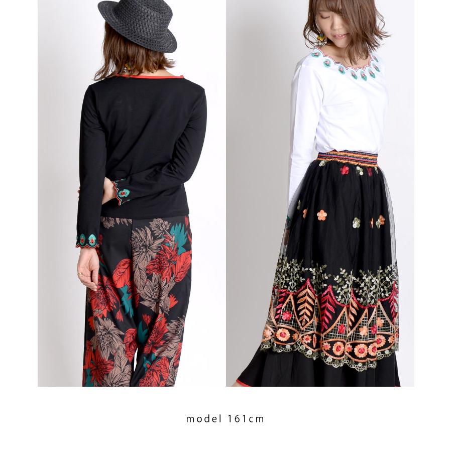 Tシャツ レディース 長袖 カジュアル 無地 トップス 大きいサイズ 秋冬 おしゃれ 冬服 刺繍 孔雀 ピーコック 個性的 エスニック アジアン ファッション Rb アジアン カジュアル マーライ 通販 Yahoo ショッピング