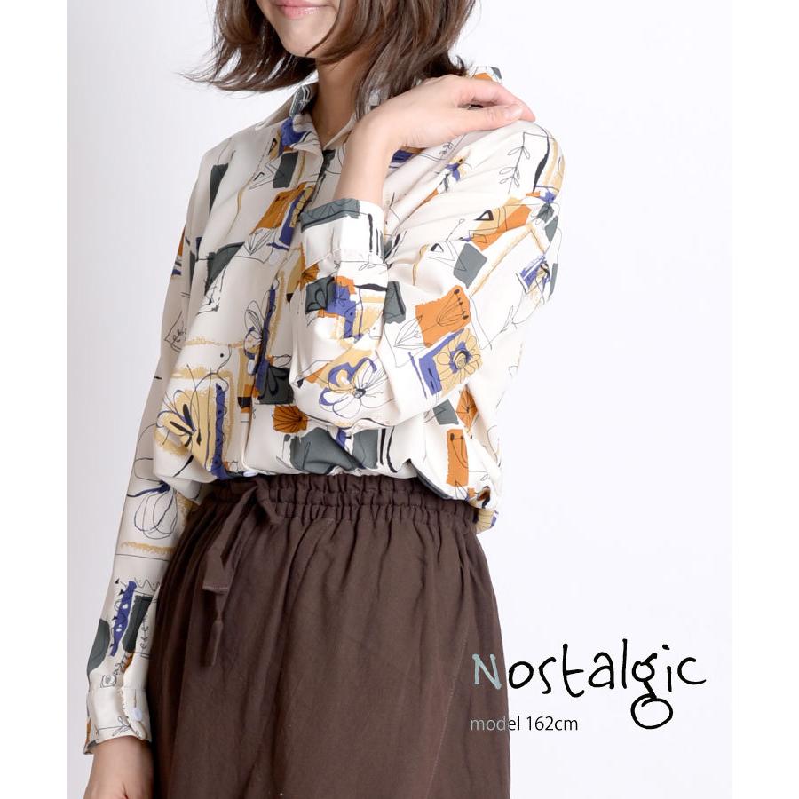 marai ブラウス シャツ 柄 レディース プリント シャツブラウス marai ブラウス シャツ 柄 レディース プリント シャツブラウス