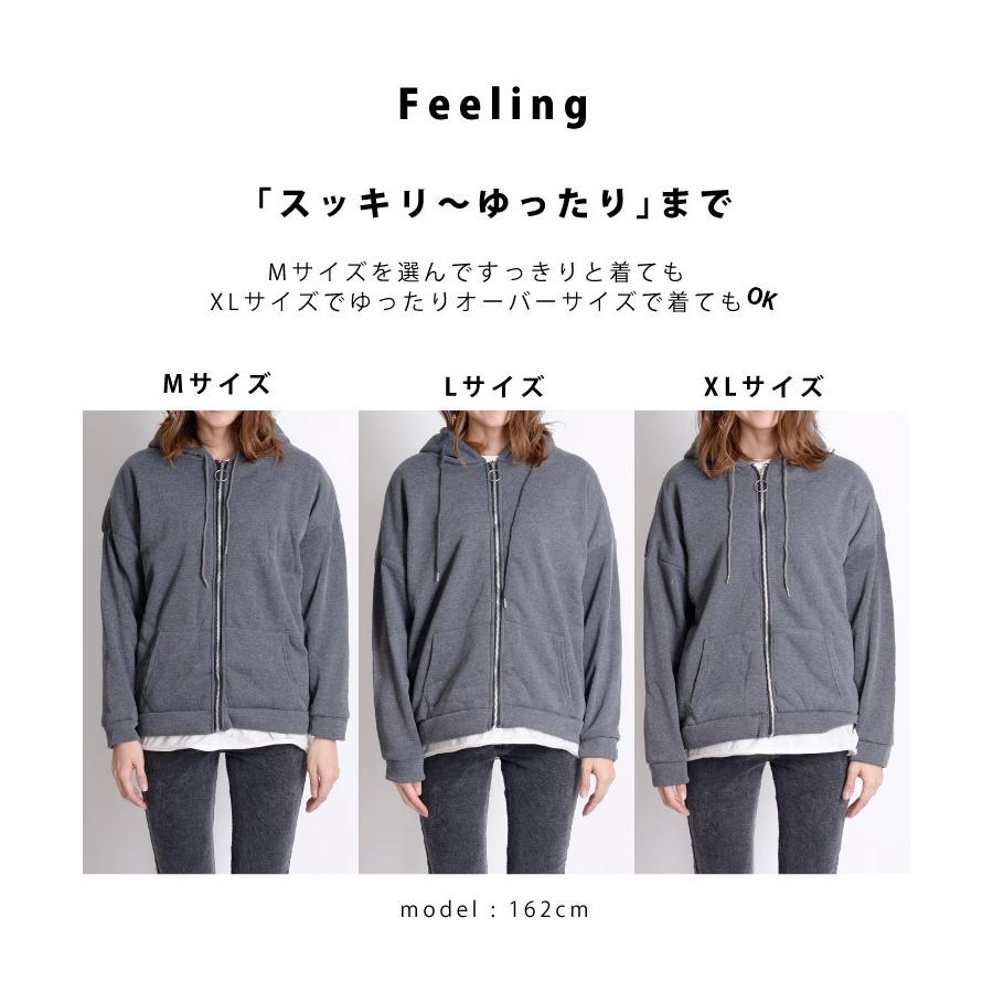 パーカー 裏起毛 メンズ レディース 秋 冬 ジップパーカー ジップ フード 裏ボア アウター 裏毛 トップス スウェット 長袖 ジップアップパーカー フード :rb60394:アジアン カジュアル マーライ 通販 パーカー 長袖 サイズL センタープリント オーバーサイズ 裏起毛 pa95