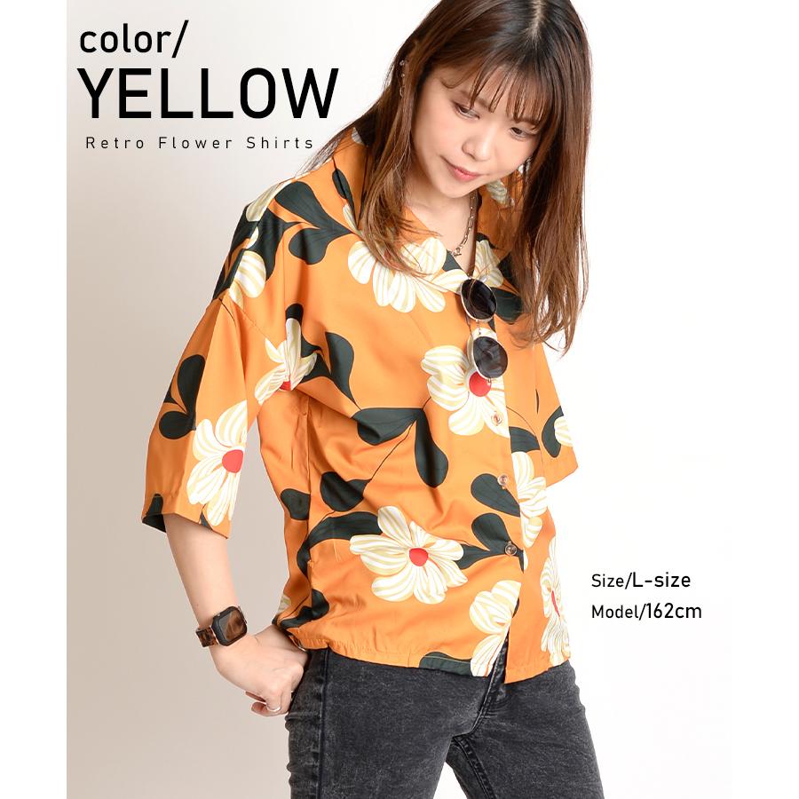 marai（マーライ） シャツ 柄シャツ ブラウス シャツブラウス 半袖