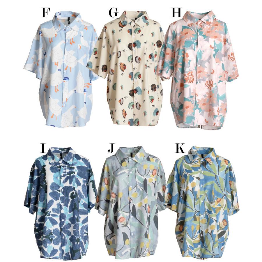 marai（マーライ） 柄シャツ 半袖 レディース メンズ シャツ トップス