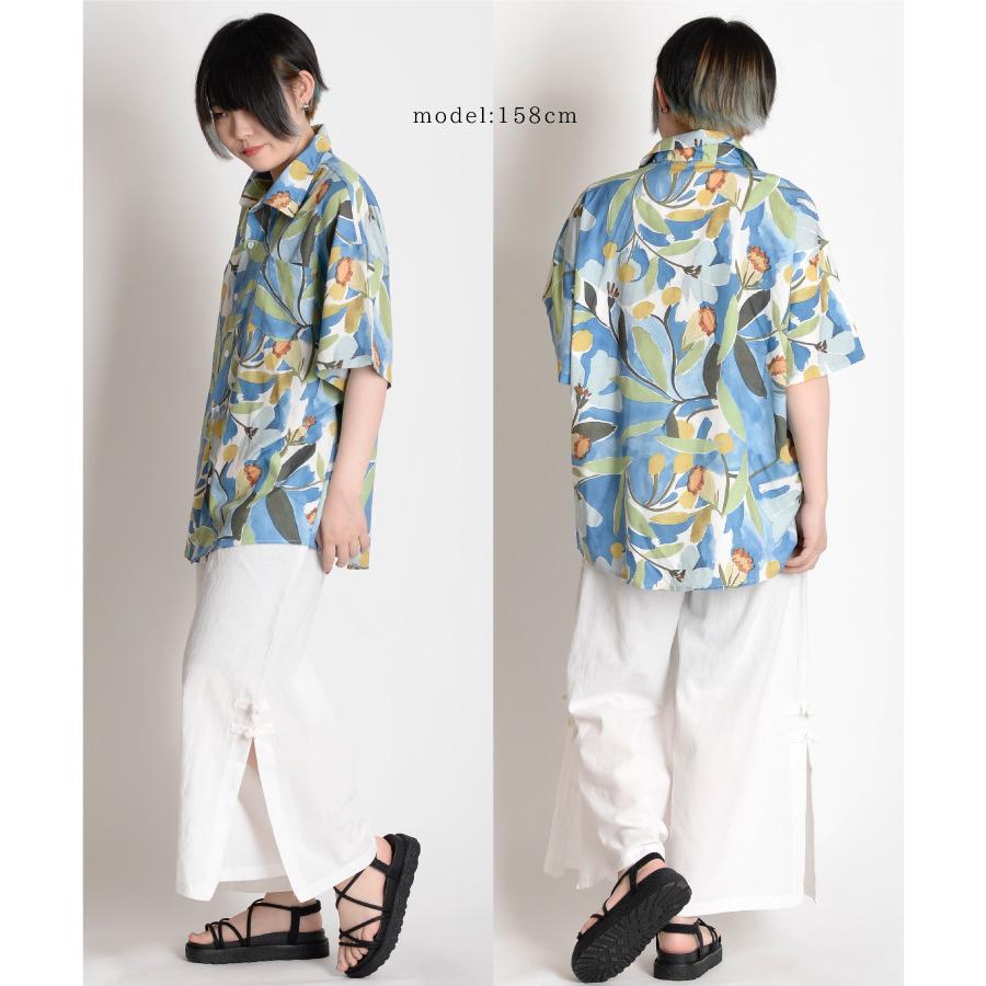 marai（マーライ） 柄シャツ 半袖 レディース メンズ シャツ トップス