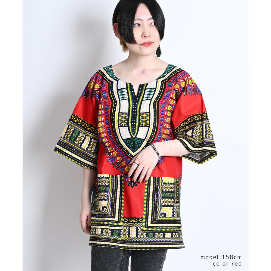 marai（マーライ） Tシャツ メンズ レディース カットソー 半袖 ダシキ