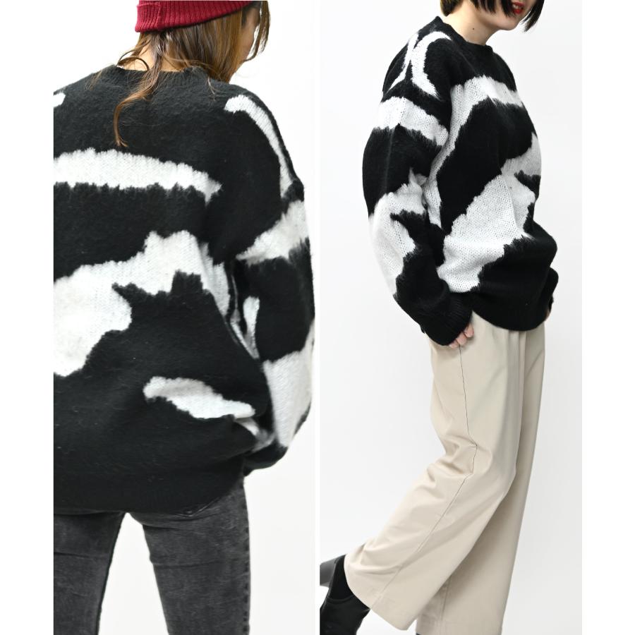 ラルフローレンレディース ゼブラ　サファリ　ニットXS 新品レア marai ゼブラ柄 セーター レディース ニット 秋 冬 アニマル 柄