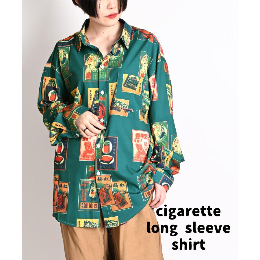 marai（マーライ） 柄シャツ メンズ レディース 長袖 秋 冬 柄 総柄