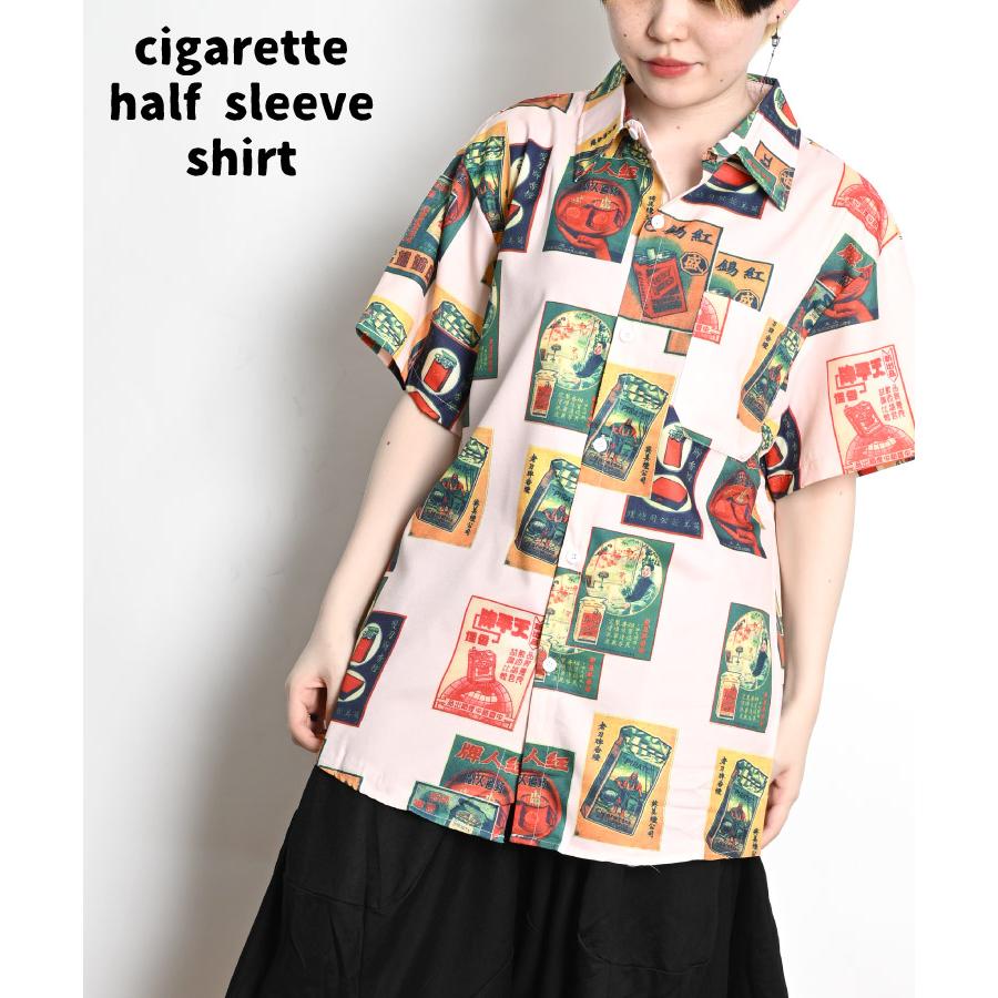 marai（マーライ） 柄シャツ メンズ レディース 長袖 秋 冬 柄 総柄