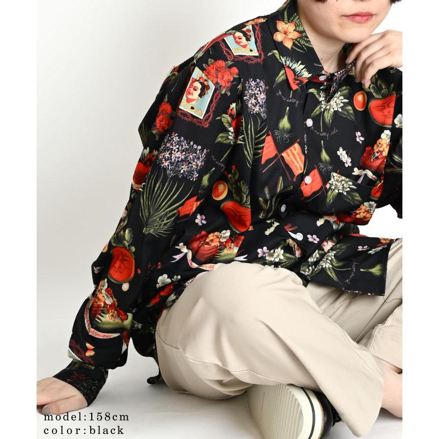 marai（マーライ） 柄シャツ メンズ レディース 長袖 シャツ ブラウス