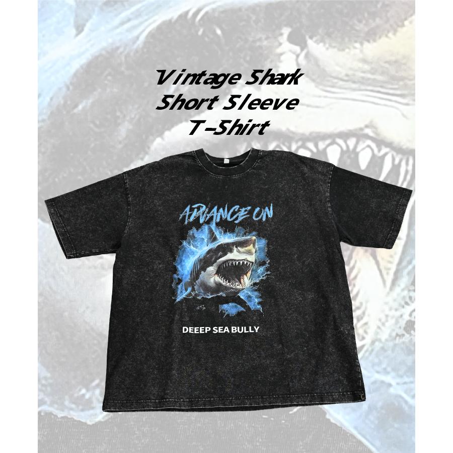 marai（マーライ） サメ Tシャツ メンズ レディース 半袖 飛び出すサメ