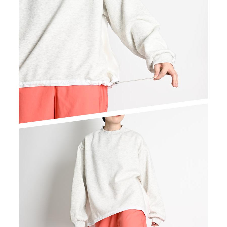 marai（マーライ） トレーナー スウェット レディース 長袖 異素材