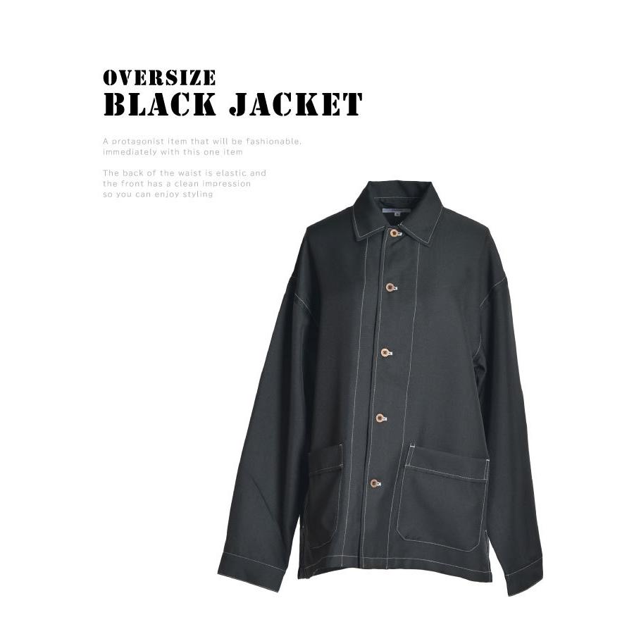 ジャケット シャツジャケット メンズ レディース 長袖シャツ トップス 無地 大きいサイズ 大きめ ブラック 黒 カジュアル Rb アジアン カジュアル マーライ 通販 Yahoo ショッピング