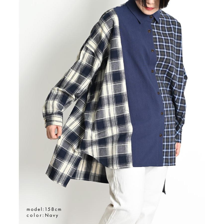 marai（マーライ） チェック シャツ レディース 春 チェック柄シャツ