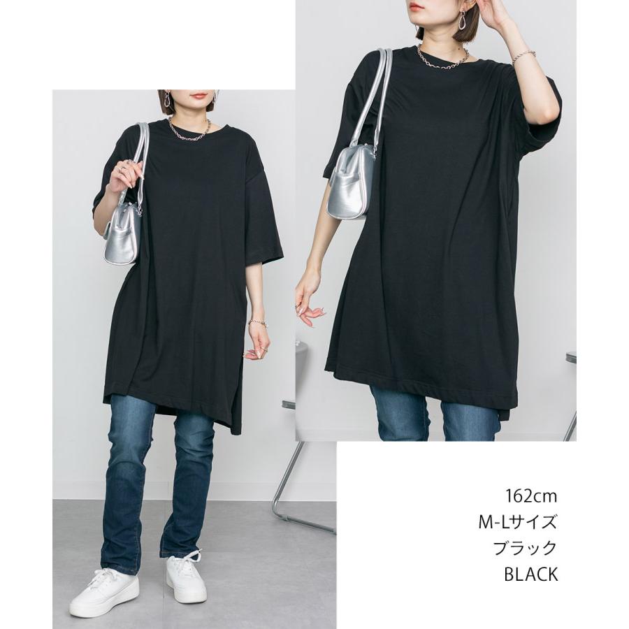 ACTIVE DAYS/トレーナー素材・チュニックワンピース/グレー/M/美品 チュニックワンピース レディース 春 秋 冬 長袖 ティアード