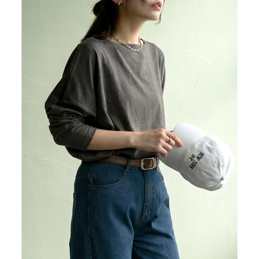 marai（マーライ） Tシャツ 長袖 レディース ドルマン ボートネック