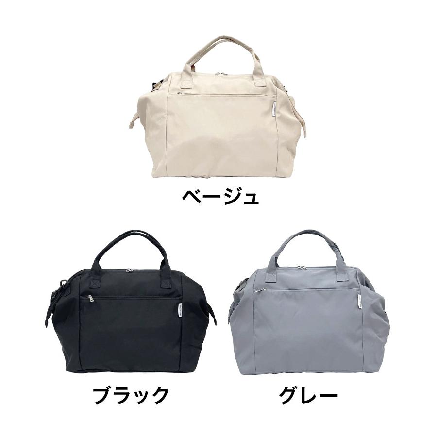 marai（マーライ） ボストンバッグ がま口 レディース メンズ 大容量
