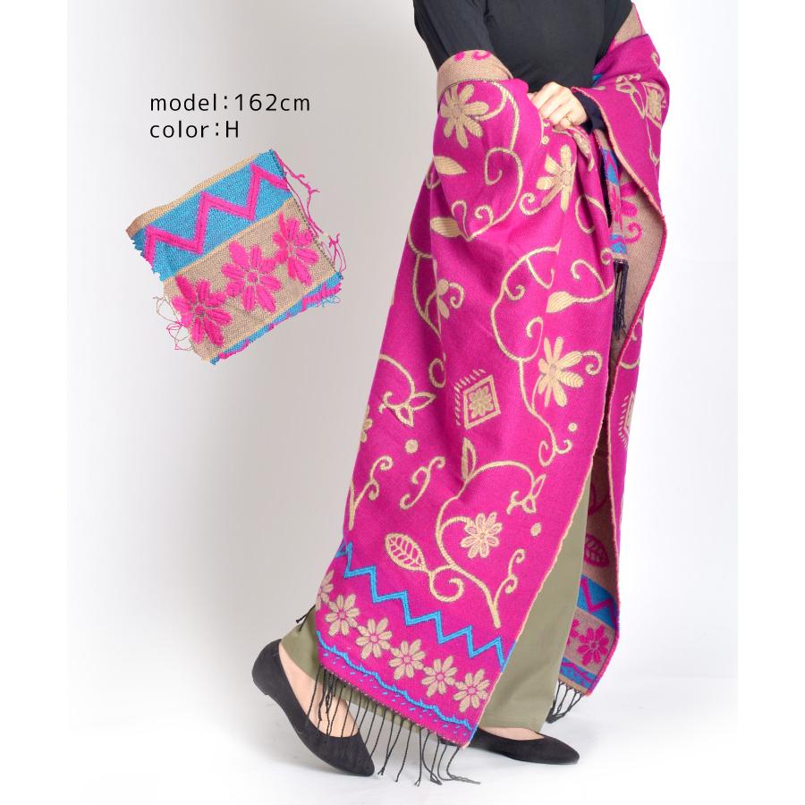 marai（マーライ） ストール 大判 秋 冬 レディース メンズ 厚手 大判