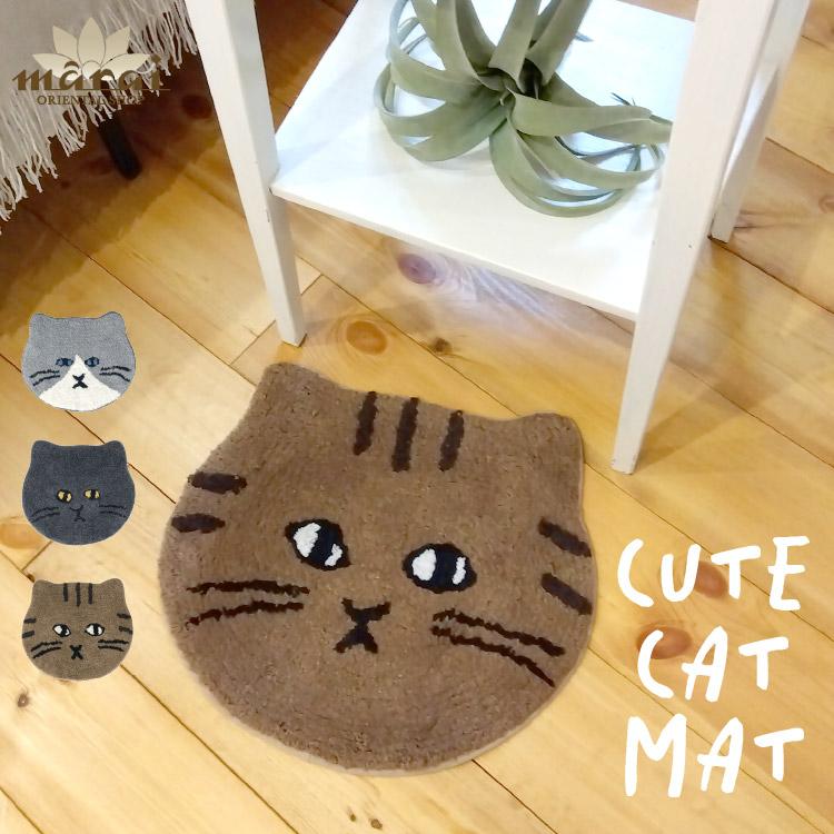 marai（マーライ） チェアマット 猫 ネコ にゃんこ キャット にゃん