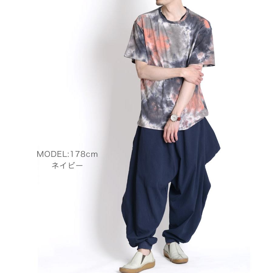 ワイドスラックス　サルエルパンツ　変形パンツ／marka Thai Pants marai（マーライ） サルエルパンツ ワイドパンツ メンズ レディース