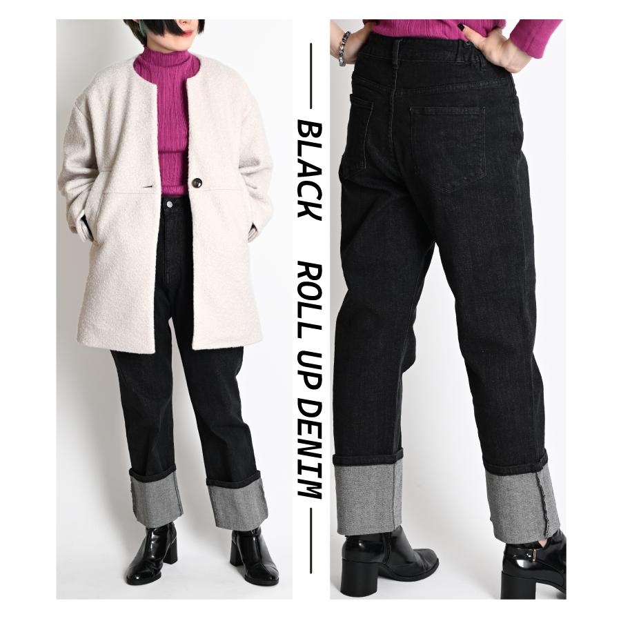 marai ロールアップ デニム レディース パンツ ジーンズ デニム marai ロールアップ デニム レディース パンツ ジーンズ デニム