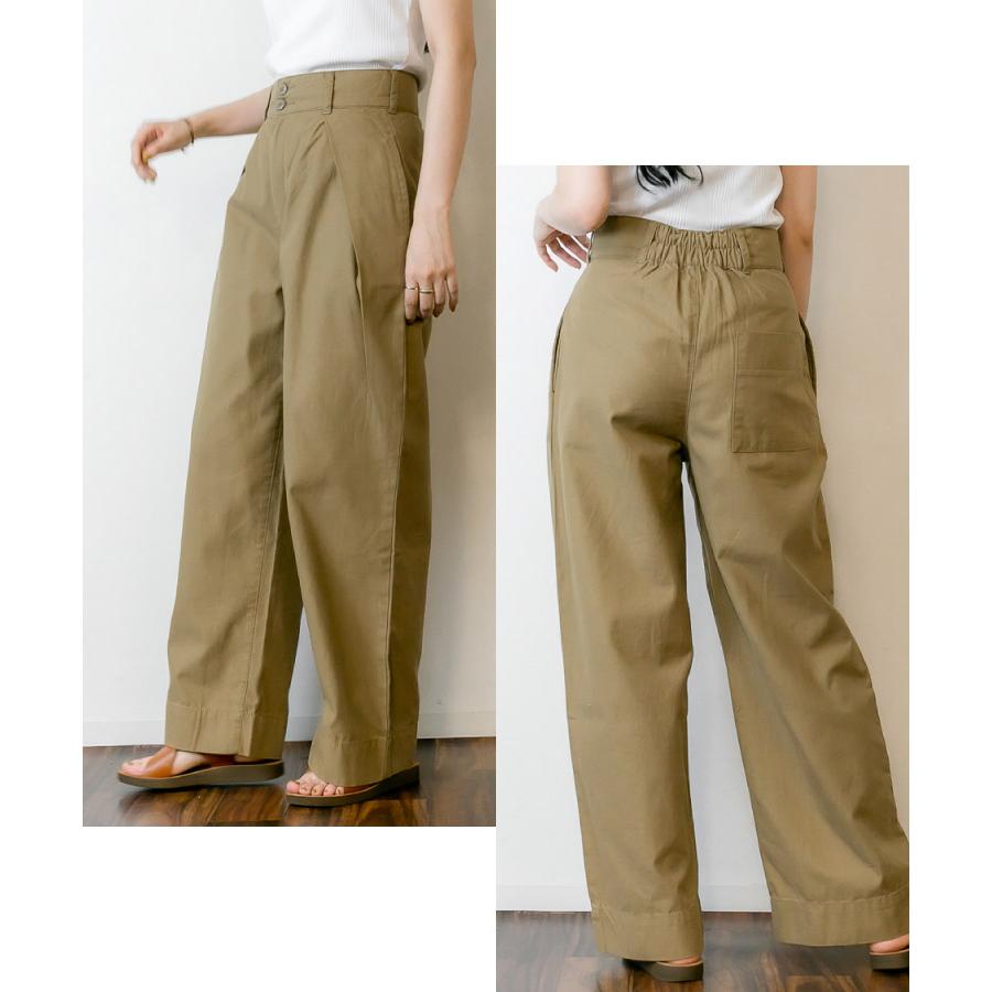 marai（マーライ） ワイドパンツ チノパン レディース 大きいサイズ