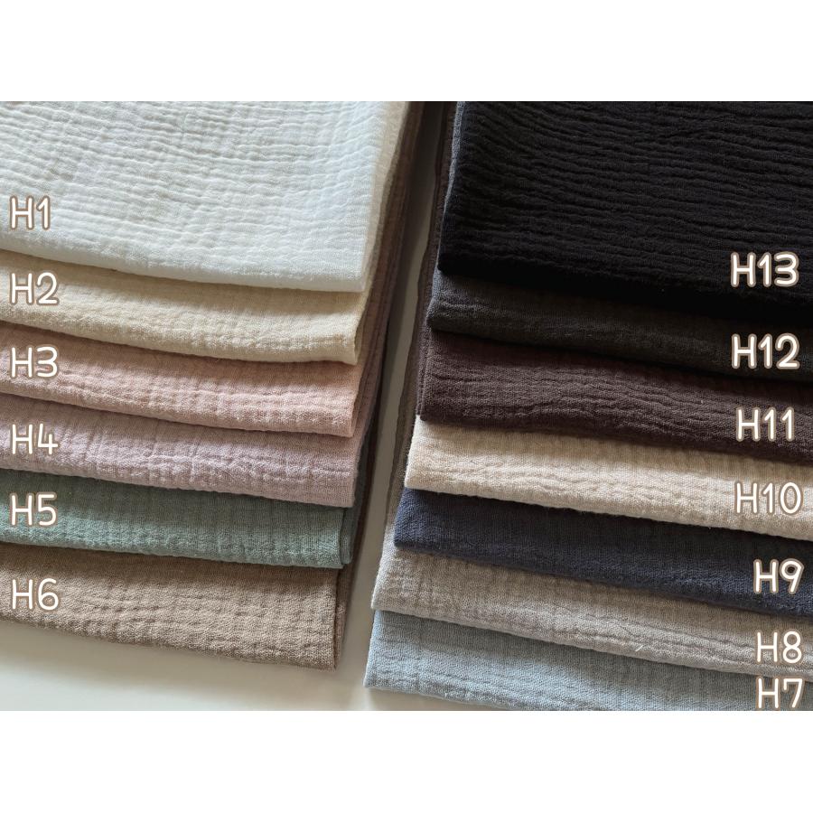 marble 50cm ポコポコ ふわふわ 広幅 ダブルガーゼ 生地 布 無地 シワ