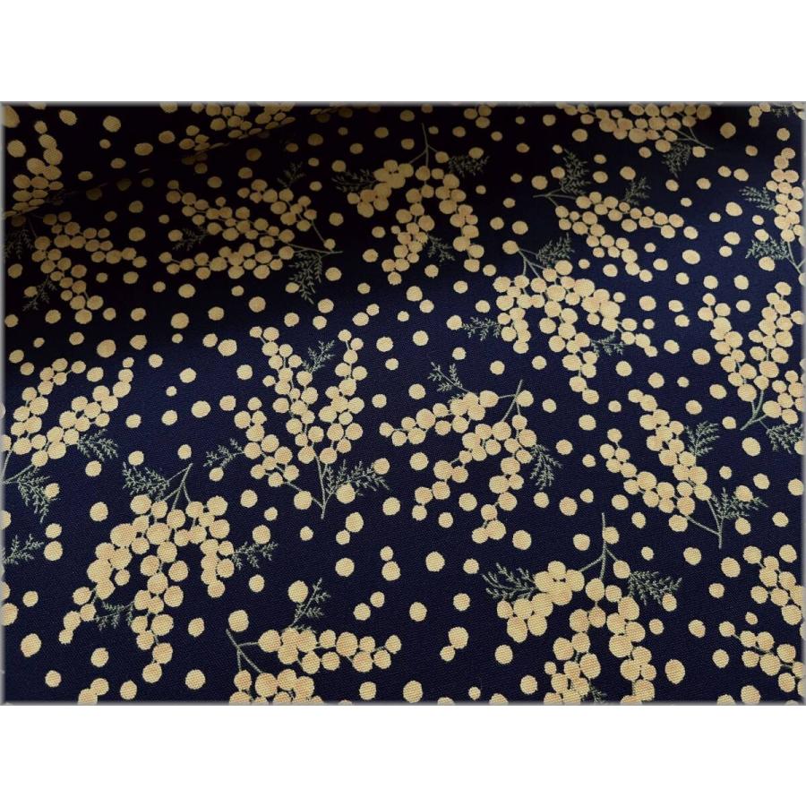 marble 1m単位 オックス 生地 布 ミモザ mimosa フラワー 花柄
