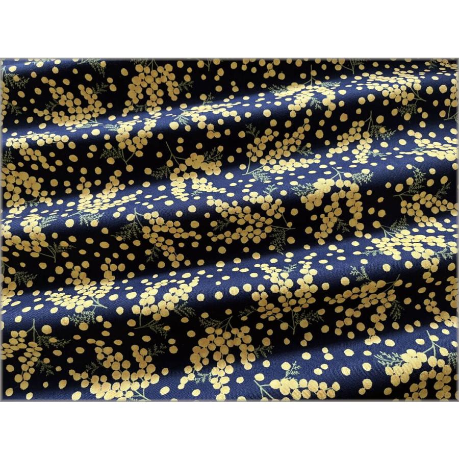 marble 1m単位 オックス 生地 布 ミモザ mimosa フラワー 花柄