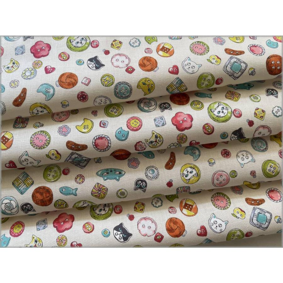 marble 50cm シーチング 生地 布 ネコ 猫 にゃんともかわいい sewing