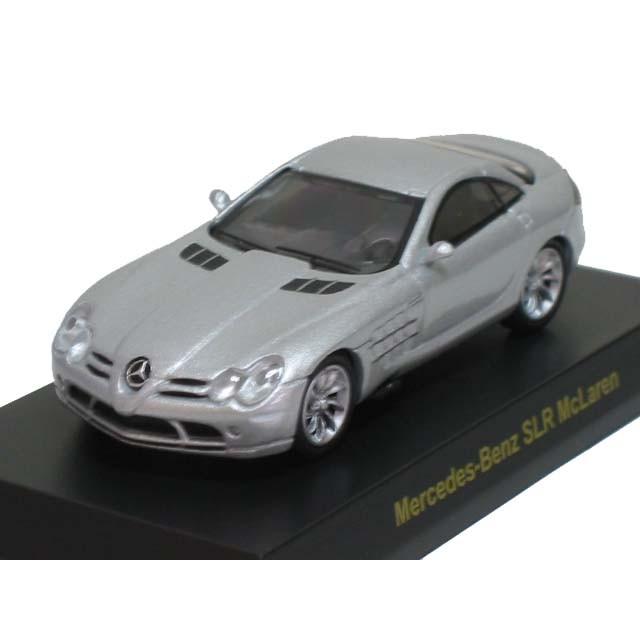 京商　1/64　メルセデスベンツ　ミニカーコレクション　ＳＬＲ　マクラーレン　銀　未開封新品同様｜marblebox