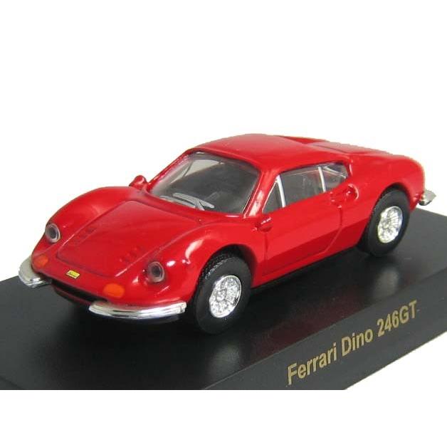 京商 1/64 フェラーリ ミニカーコレクション1 Dino 246GT 赤 
