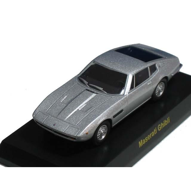 京商 1/64 マセラティ ミニカーコレクション ギブリ 銀 未開封新品同様 