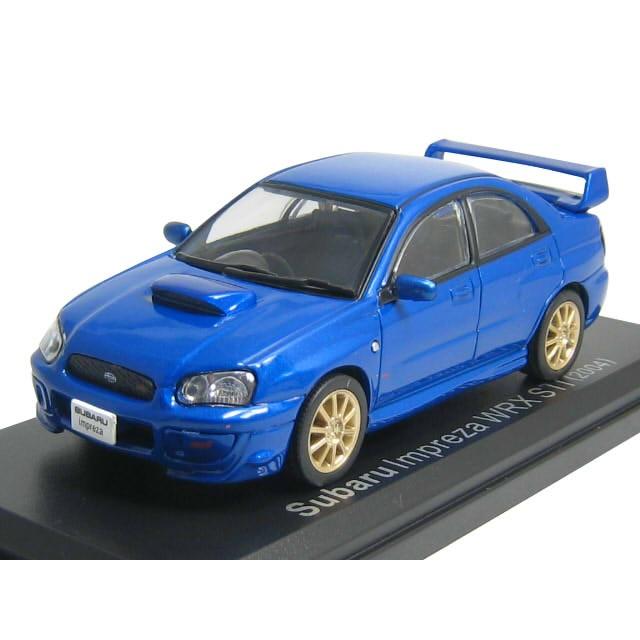 Ixo　1/43　スバル　インプレッサ　 ＷＲＸ　ＳＴｉ　 ＧＨ−ＧＤＢ型　 ２００４年　青メタリック