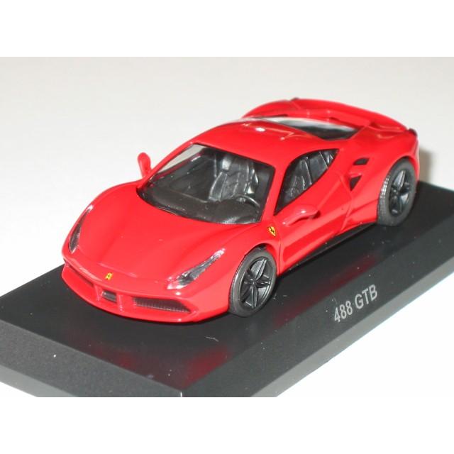 京商 1/64 フェラーリ ミニカーコレクション12 488GTB 赤 組立 