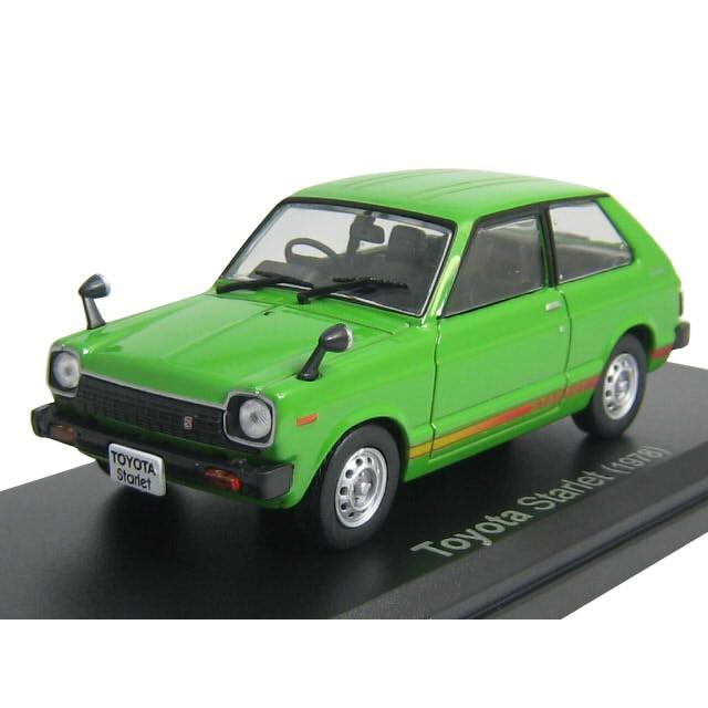 Ixo 1/43 トヨタ スターレット KP61型 1978年 ライトグリーン 