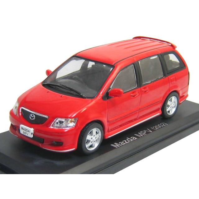 Ixo　1/43　マツダ　 ＭＰＶ　 ＬＷ型　2002年　 赤　２代目