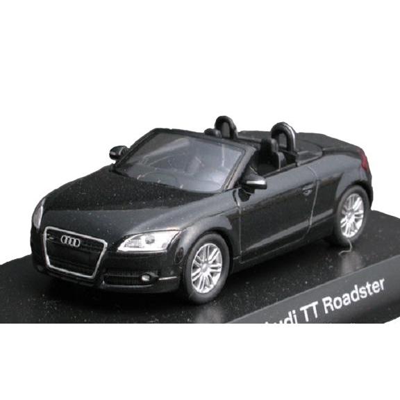 京商 1/64 アウディ ミニカーコレクション1 TTロードスター 黒 