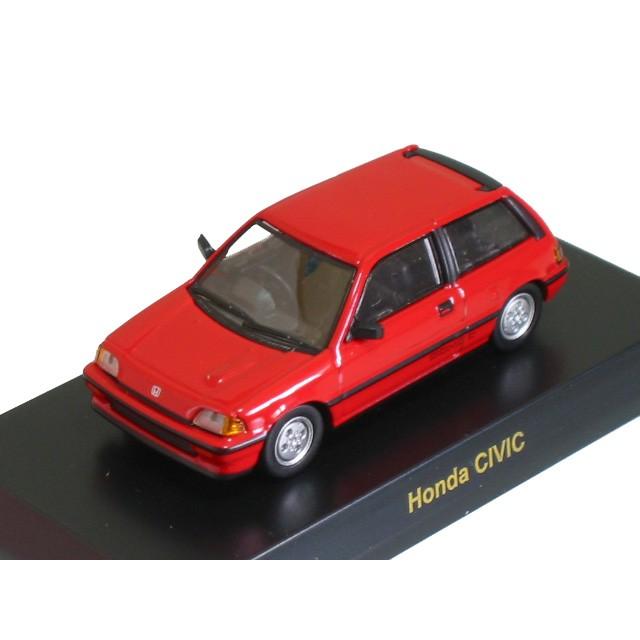 京商　1/64　 ＨＯＮＤＡ　ミニカーコレクション　ワンダーシビック　赤　未開封新品同様｜marblebox