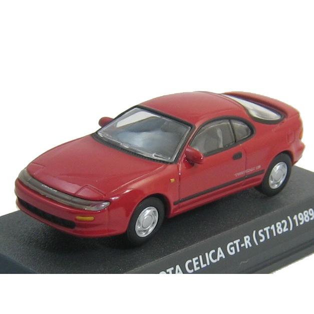 コナミ　1/64　Ｃａｒ ｏｆ ｔｈｅ ８０’ｓ　ＥＤＩＴＩＯＮ　ＲＥＤ　トヨタ　セリカ　ＧＴ-Ｒ（ＳＴ１８２）　１９８９　赤　未開封新品同様｜marblebox