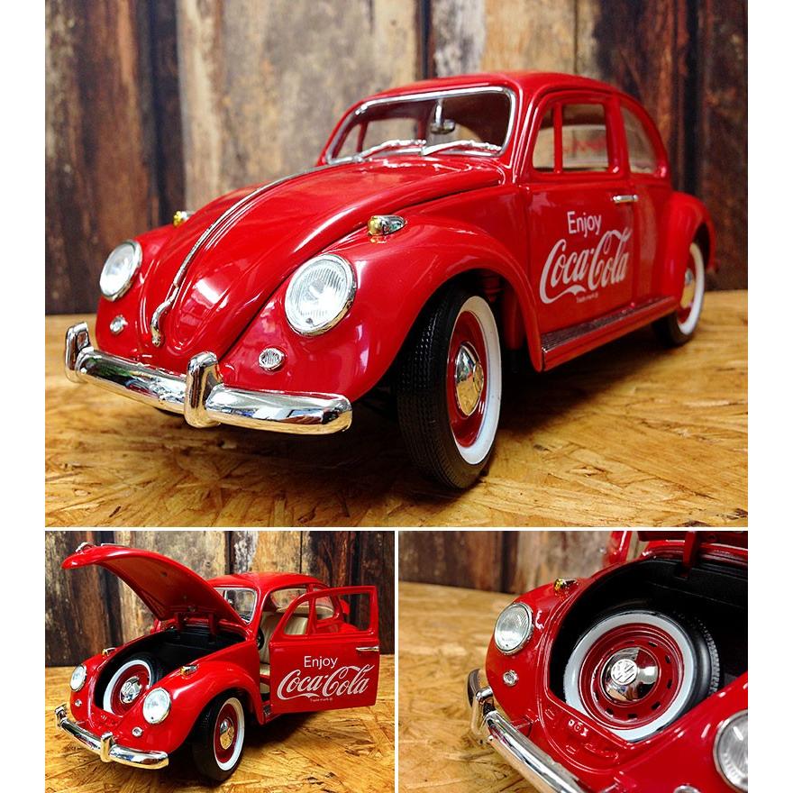 B3 コカコーラ ミニカー 1/18 VW ビートル // COKE アメリカン雑貨｜marblemarble｜02