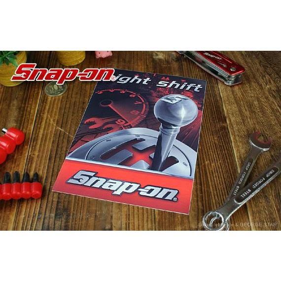 H4 デカール・ステッカー 車・バイク向け Snap-on スナップオン ステッカー #029｜marblemarble｜02