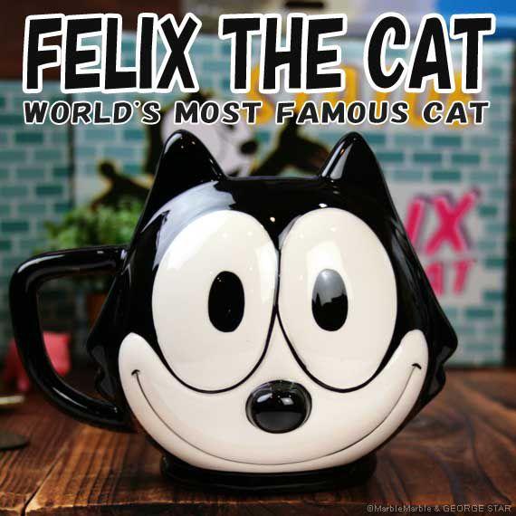 F3 Felix フィリックス 陶器製マグカップ フェイス : アメリカン雑貨の