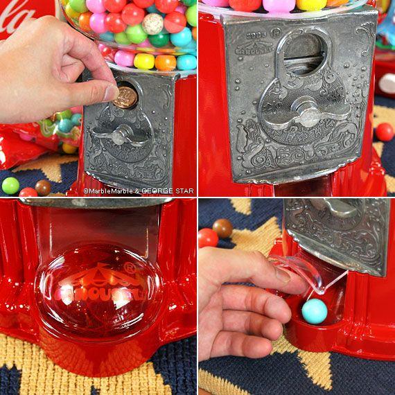 B4 ガムボールマシーン バンク クラシック 15インチ // ガムボール