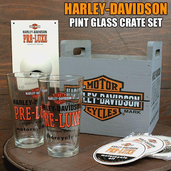 ハーレーダビッドソン グラスセット Harley Davidson A3 ハーレーダビッドソン HARLEY-DAVIDSON 木