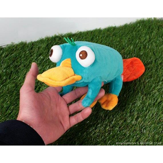 Disney B3 フィニアスとファーブ ぬいぐるみ カモノハシ ペリー
