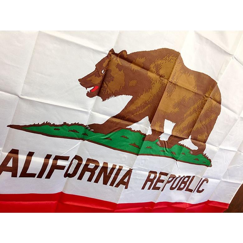 B4 リアル・フラッグ #022 カリフォルニア州旗 CALIFORNIA REPUBLIC