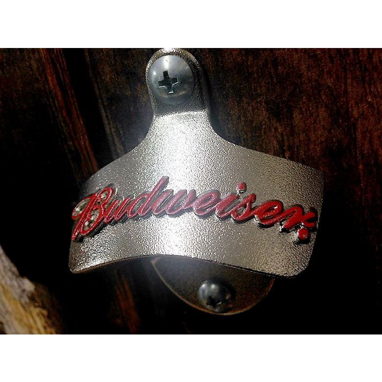 B3 バドワイザー ボトルオープナー 壁付け式 栓抜き [ Budweiser BAR