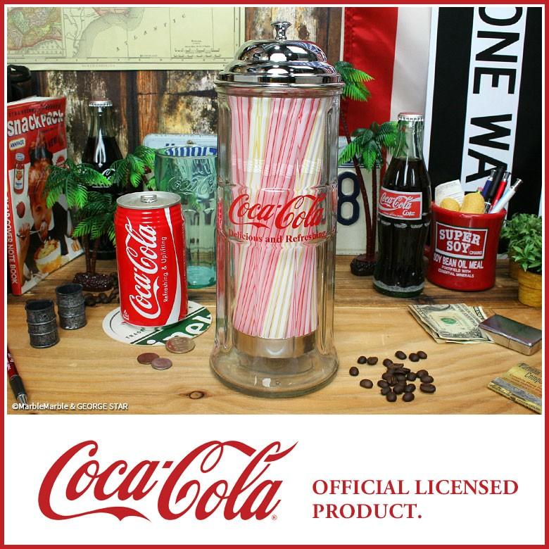 C3 コカコーラ ストローディスペンサー // Coca-Cola / COKE / コーラグッズ / ダイナー / アメリカン雑貨｜marblemarble
